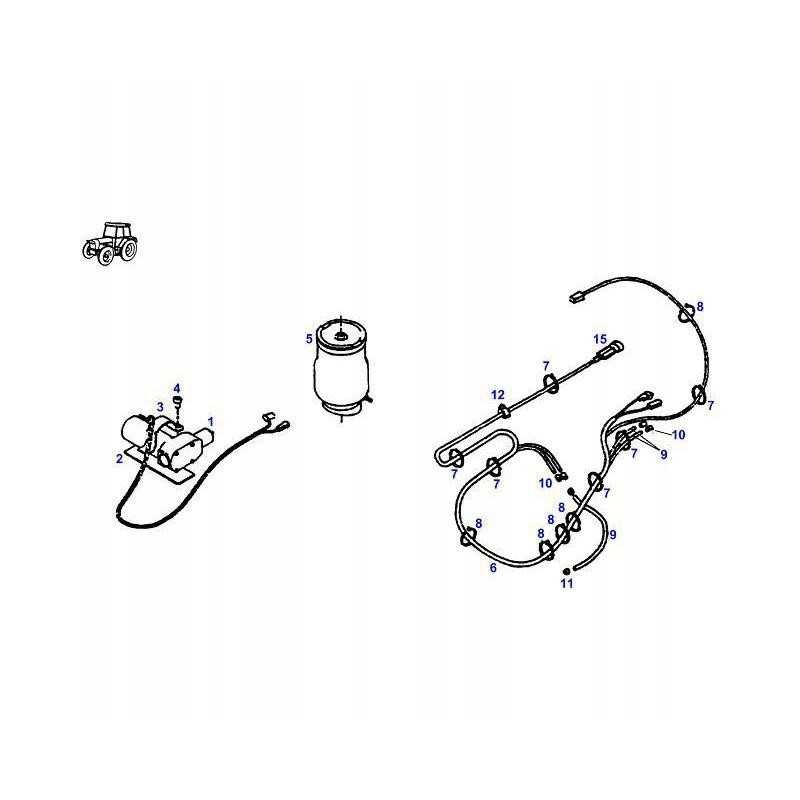 Massey Ferguson sėdynės oro kompresorius