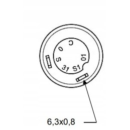 Mygtukas, skirtas pakelti ir nuleisti
