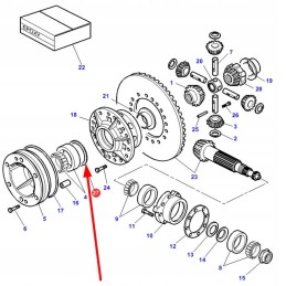 3795189m1 diferencialo pavaros atstumas 0 4 mm