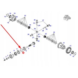 F334310020070 tarpinė poveržlė 0 1 mm