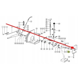 623837 0 stovėjimo stabdžio svirties tvirtinimas