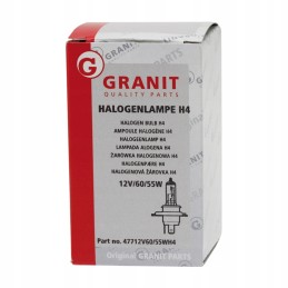 Halogeninė lemputė h4 24v 75 iš granito