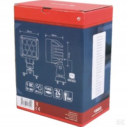 LED darbo lempa 24w 1920lm išsklaidyta šviesa