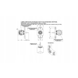 Triguba LED žymeklio lemputė ant 12v 24v svirties