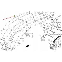 Claas 076646 išmetimo kamino antgalio dangtis