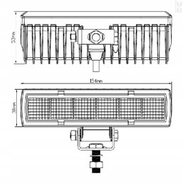 Netiesioginio darbo lempa 18w 1500 liumenų