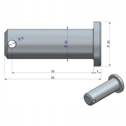 Pakabos tvirtinimo kaištis c 330 c 360 originalus