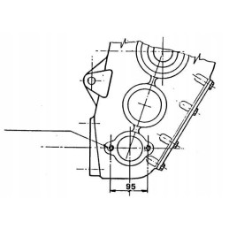 Berma RT 300 tipo pavarų dėžė, perdavimo skaičius 29 5 1