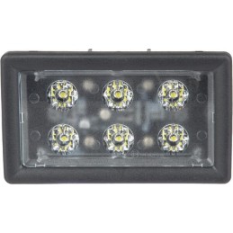 Stačiakampė LED darbo lempa 30w 2400lm su kištuku