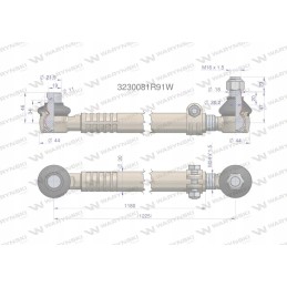 Pilnas vairo stovas 3230081r91 Warynski