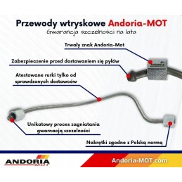 Įpurškimo vamzdis IV 4 cilindrai C 385 Andoria mot