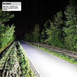 Priekinių žibintų lempa 54w Osram LED Combo 9 colių 23 cm