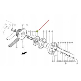 Sankabos diskas claas jaguar xerion 077474