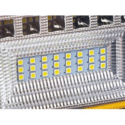 Halogeninė LED darbo lempa 12v 24v 126w 2vnt 6000lm