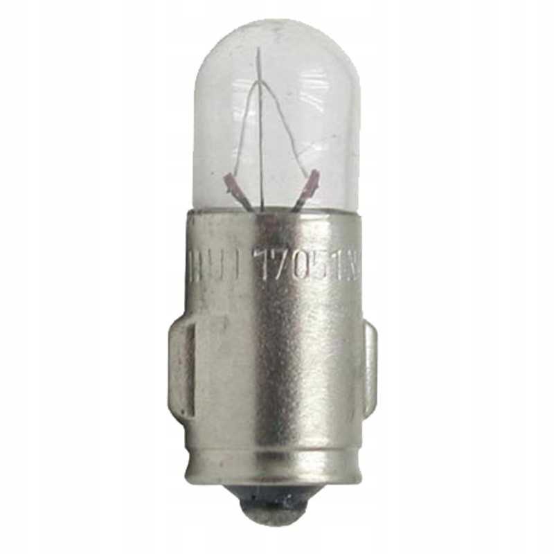 Vieno kaitinamojo siūlelio lemputė 12v 2w 12v2wba7s