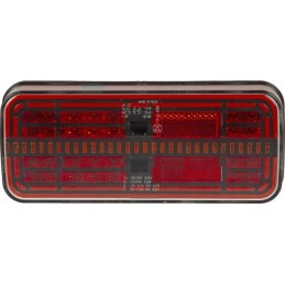 Stačiakampis LED galinis žibintas 12 24v