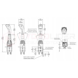 Vairasvirtė 3336 šakėms be hidroliderio mygtuko