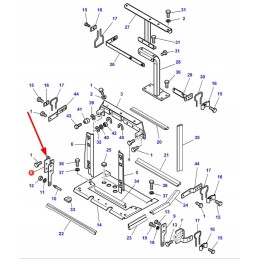 3788775m1 operatoriaus sėdynės tvirtinimo elementas