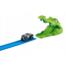 Automobilių trasos rinkinys crocodile attack zuru metal