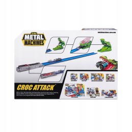 Automobilių trasos rinkinys crocodile attack zuru metal