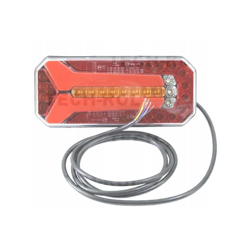 LED galinis kombinuotas žibintas, dinaminė kryptis