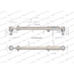 Vairo traukė 478mm AL39023 Warynski
