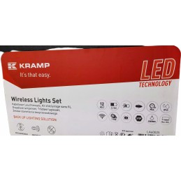 Belaidis lempų rinkinys la60025 wifi 12v
