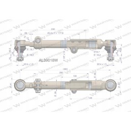 Vairo traukė 330mm AL39018 Warynski