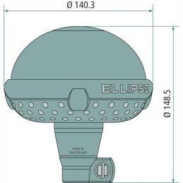 Elipsės įspėjamoji lemputė 70799412 granitas