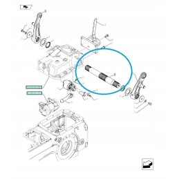New Holland Case 5117187 cnh pakeliamas volas