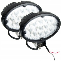 Darbinė lempa 12 LED halogeninė 36w 2vnt 12v 24v