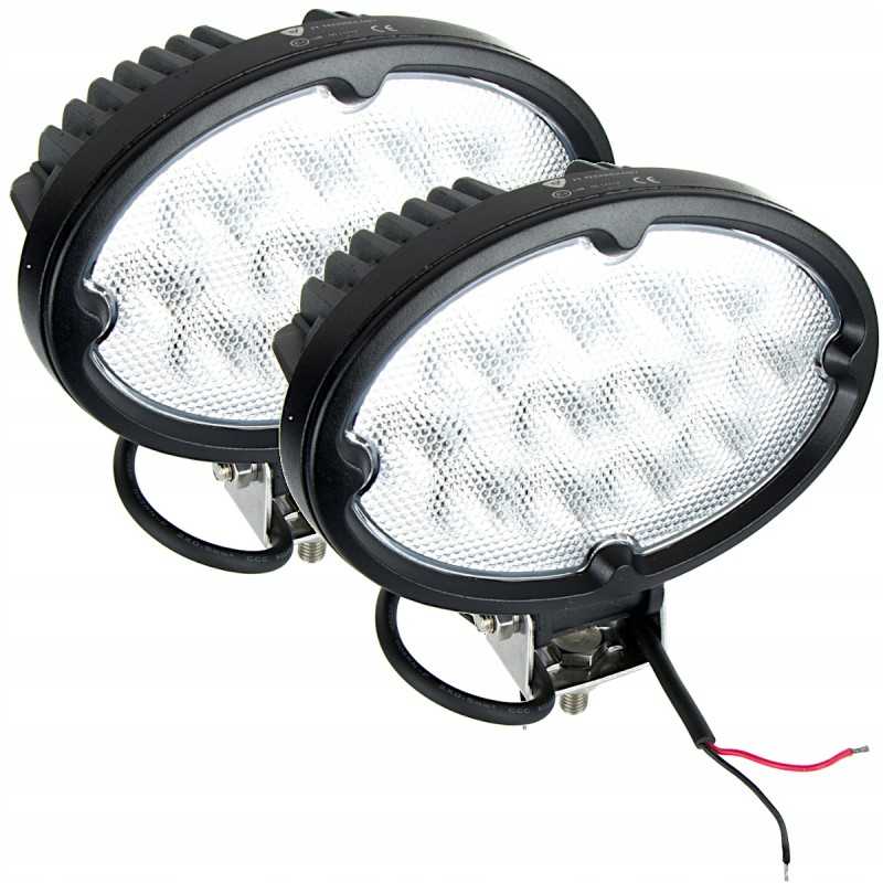 Darbinė lempa 12 LED halogeninė 36w 2vnt 12v 24v