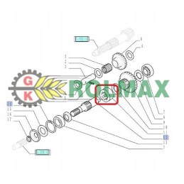 New Holland Case galios kilimo jungties įvorė