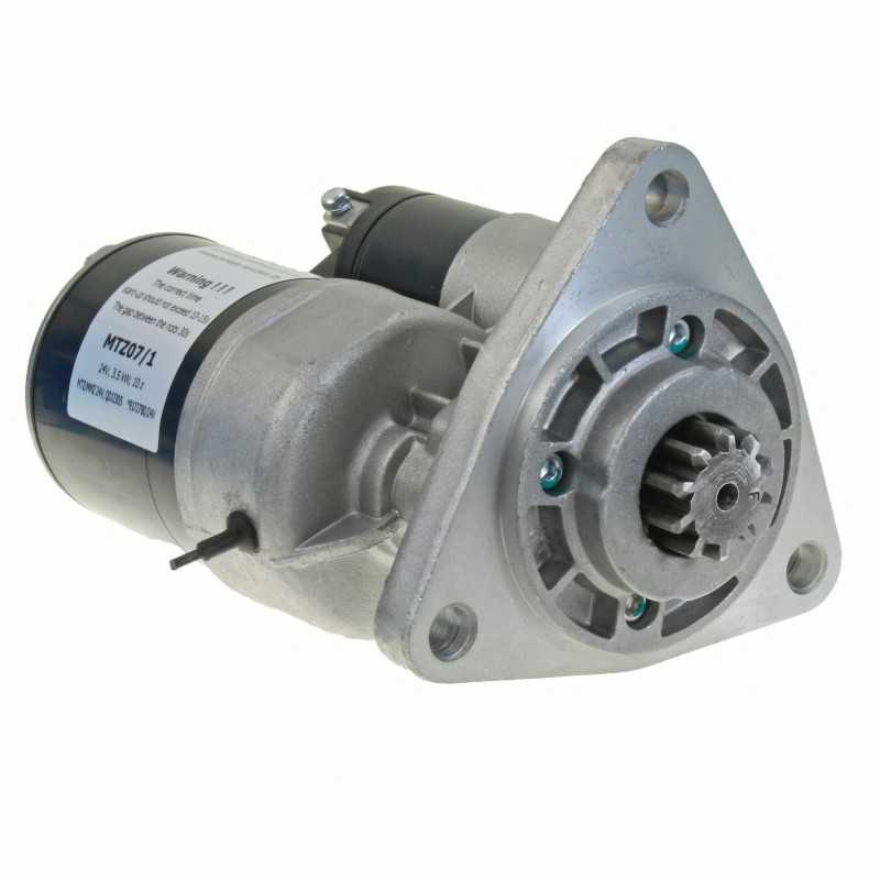 Starteris su reduktoriumi mtz mmz 10z 24v 3 5 kw