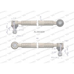 Vairo traukė 908mm AL39036 Warynski