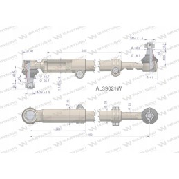 Vairo traukė 406mm AL39021 Warynski