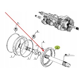 6005018807 pavarų dėžės pavarų žiedas