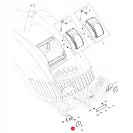 Atšvaitas fendt x830190060000 originalus