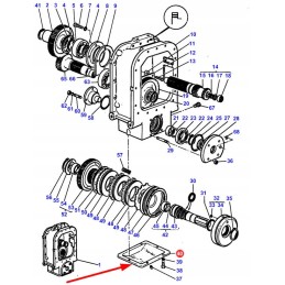 908956m1 pavarų dangtis