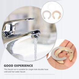 Nedidelis įrankių rinkinys, kad neatsipalaiduotų čiaupo tvirtinimo veržlė