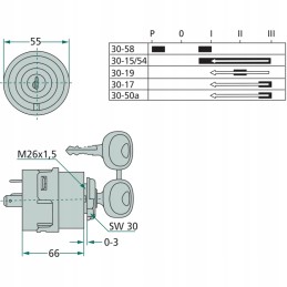 Švytinčio uždegimo jungiklis