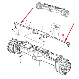 38715343 vairo traukės galas m24x1 5x240