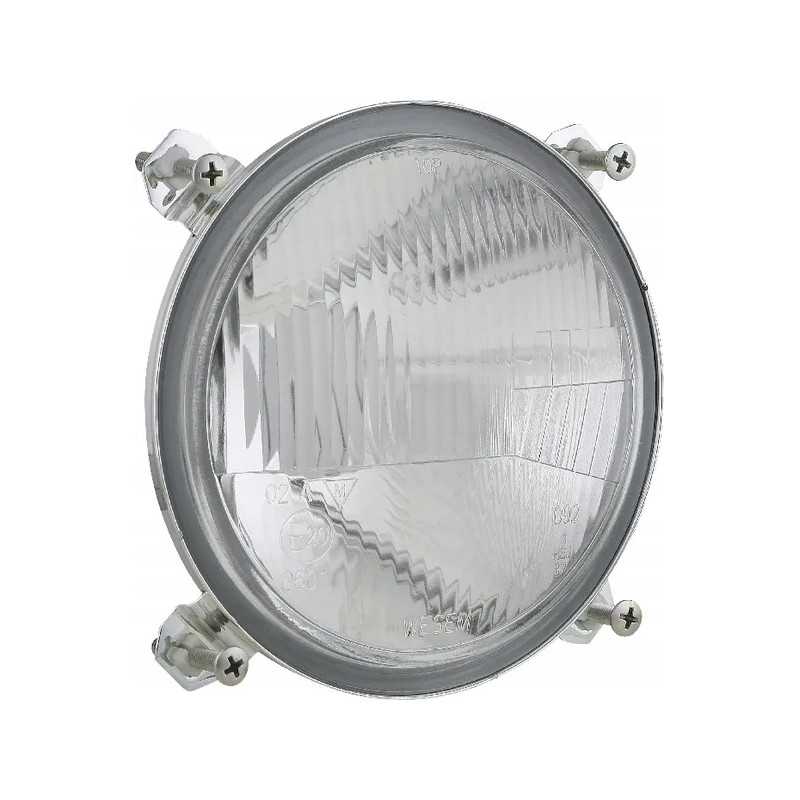 Priekinių žibintų r2 apvalus 12 24v oe 123 mm rėmas