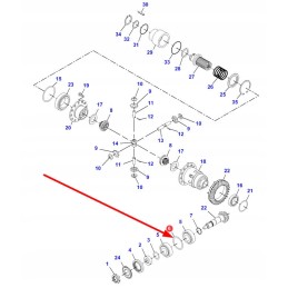 F334310020090 tarpinė poveržlė 0 2 mm