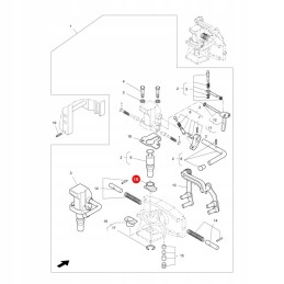 Prikabinimo įdėklas massey ferguson 3903266m91 org