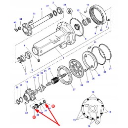 3382210m4 galinės ašies tarpiklis 2 37 mm