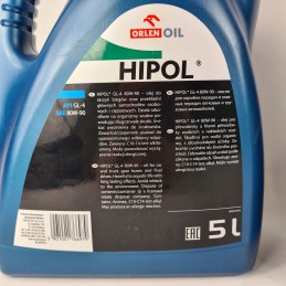 Orlen hipol 80w90 gl 4 5l pavarų dėžė