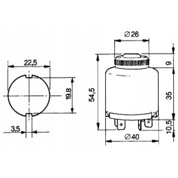 Uždegimo jungiklis new holland td 5129862 cobo originalas
