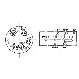 Uždegimo jungiklis new holland td 5129862 cobo originalas