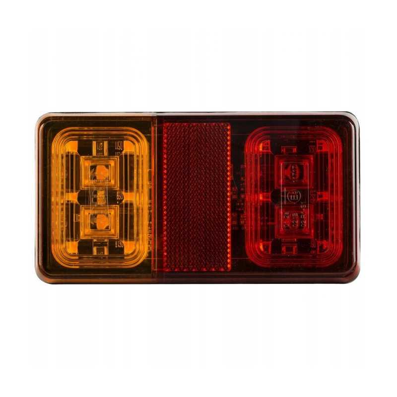 Galinis žibintas, galinis, kamar 12 24v 16xled, kabelis 1 5m